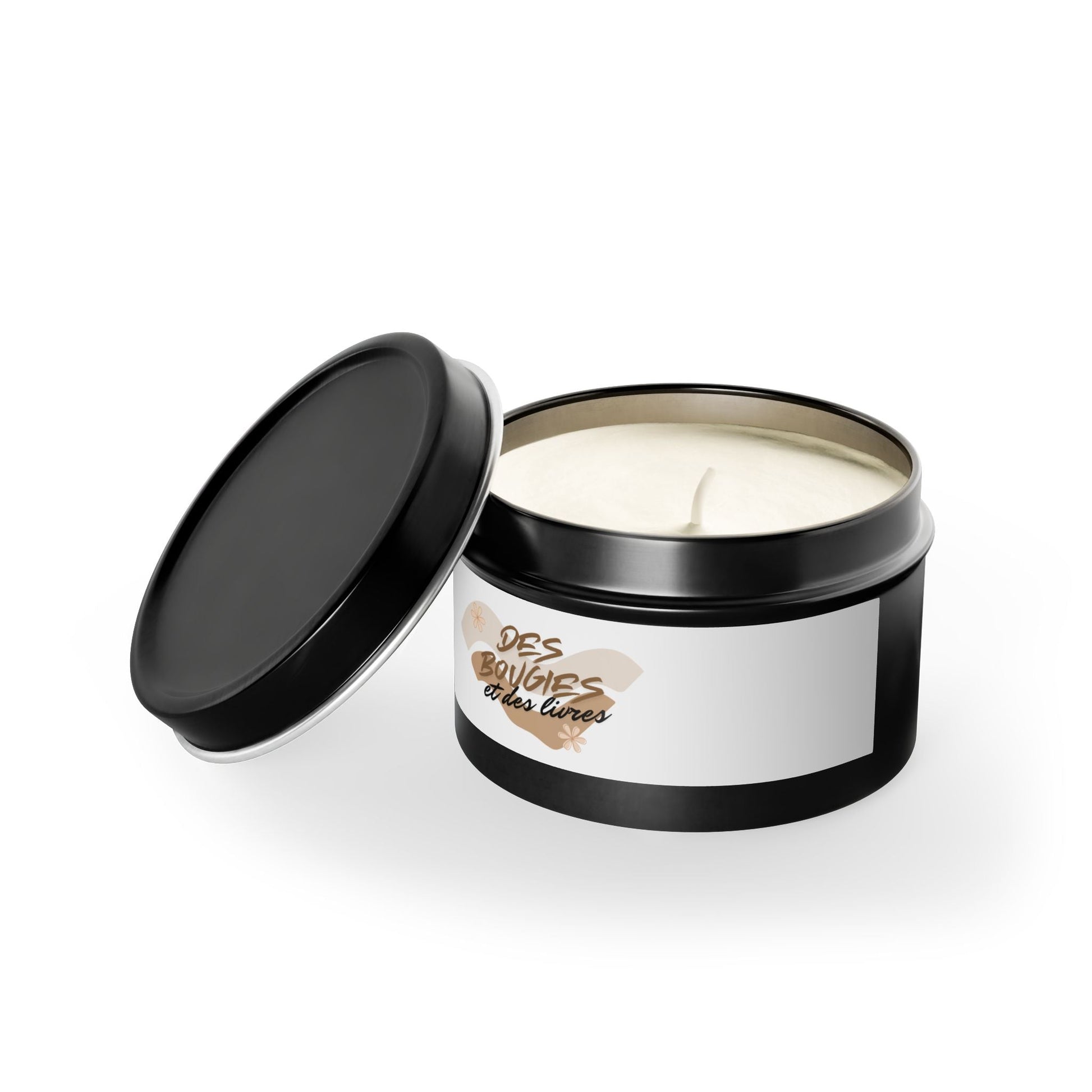 Bougie aromatisée "Des bougies et des livres" - Les Objets du Chapitre - 76411524271566957778 - 118ml - Argent