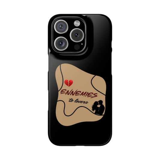 Coque de téléphone "Ennemies to lovers" - Les Objets du Chapitre - 33474770221034330648 - iPhone 16 Pro - Glossy