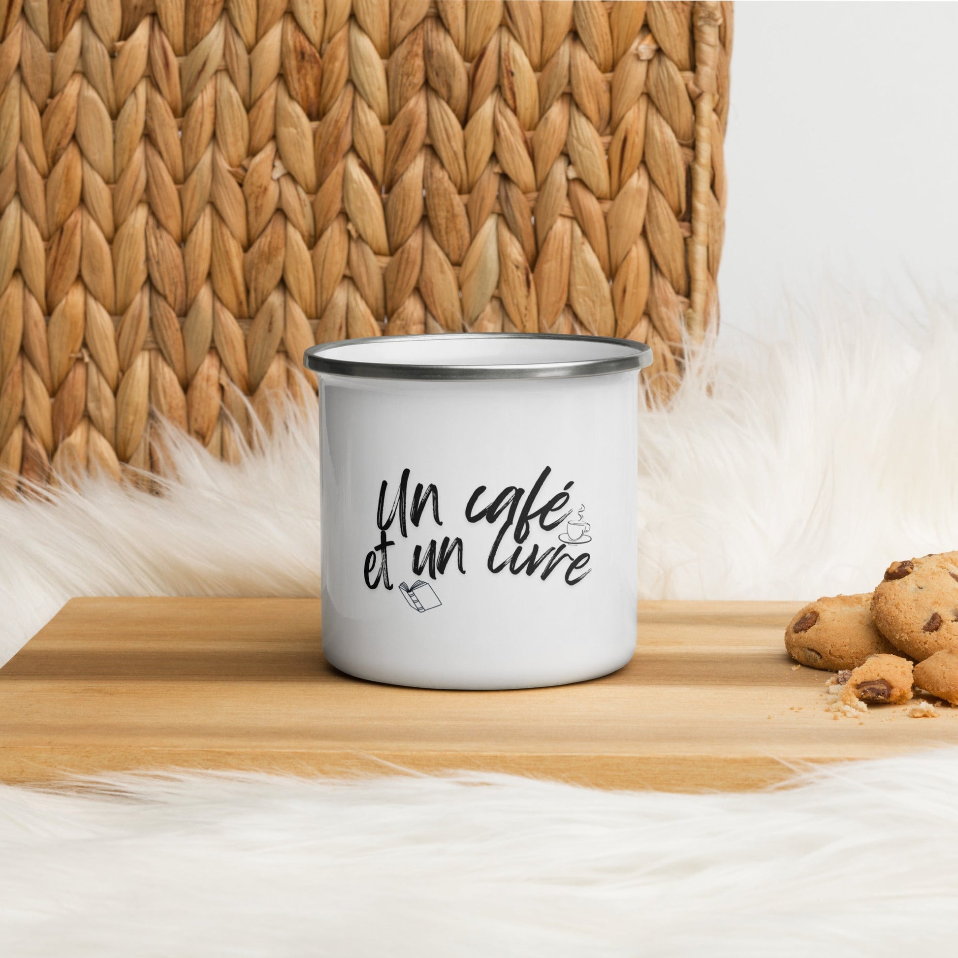 Mug "Un café et un livre" - Les Objets du Chapitre - 3304135_11189 -