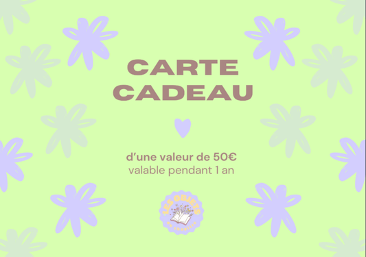 Carte cadeau Les Objets du Chapitre (50€) - Les Objets du Chapitre - 50,00 € - 