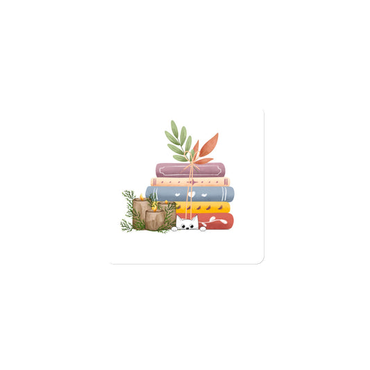 Magnet "livres et bougies" - Les Objets du Chapitre - 1360275_16366 - 3″×3″ - 