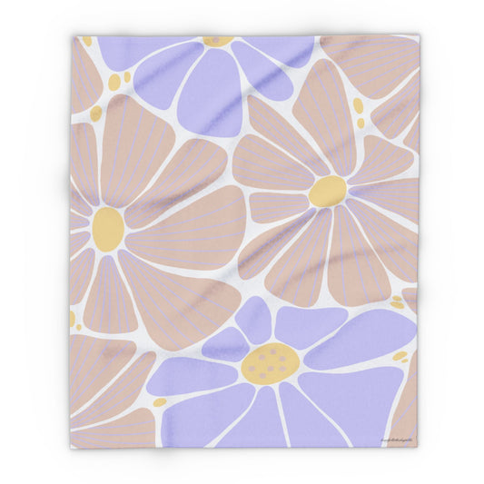 Plaid floral - Les Objets du Chapitre - 32577848401525493333 - 50" × 60" - 